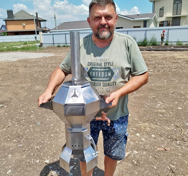 Начало производства самоваров "По Белому" из нержавейки